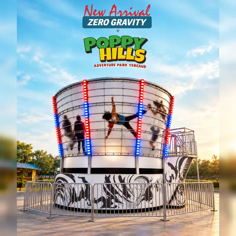 Roller Coaster Zipline | Giant Swing - Poppy Hills Yercaud